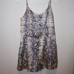 Snake Skin Romper